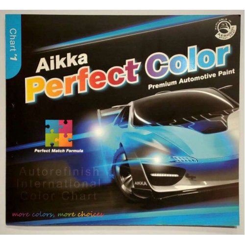Aikka Chart1 Automotive Paint Colour Card - Car Paint Color Chart Malaysia