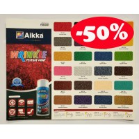 Aikka WRINKLE PAINT COLOUR CARD