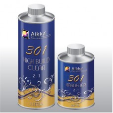 AK 301 2K HIGH BUILD CLEAR & HARDENER 2:1   New Improved Formula 2014 Aikka The Paints Master  - More Colors, More Choices