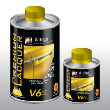 Aikka V6 Medium Dry UV Clearcoat 4:1 New Improved Formula 2014