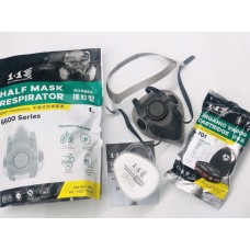 1+1 Half Mask Respirator 6600 Rubber Facepiece