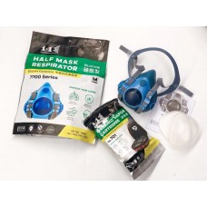 1+1 Half Mask Respirator 7700 Silicone Facepiece