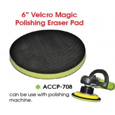 AK 708   6" Velcro Magic Polishing Eraser Pad Aikka The Paints Master  - More Colors, More Choices