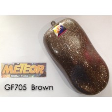 Meteor Glitter Flake  GF705 Brown 250ml