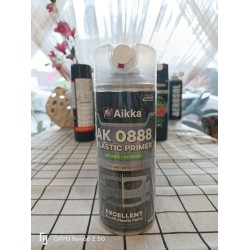 Aikka AK0888 Plastic Grey Colour Primer / Aerosol Spray Tin 400ml