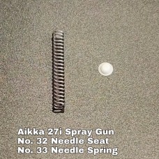 Aikka 27i Spray Gun Spareparts - No.33/34 Needle Spring / Plug  Aikka The Paints Master  - More Colors, More Choices
