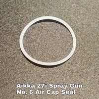 Aikka 27i Spray Gun Spareparts - No.6 Air Cap Seal