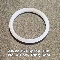 Aikka 27i Spray Gun Spareparts - No.4 Lock Ring Seal