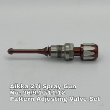 Aikka 27i Spray Gun Spareparts - No.36/9/10/11/12 Pattern Adjusting Valve Set Aikka The Paints Master  - More Colors, More Choices