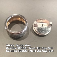 Aikka 508GE Gravity Spray Gun Spareparts - No.1 Air Cap Set