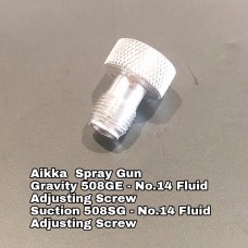 Aikka 508GE Gravity Spray Gun Spareparts - No.14 Fluid Adjusting Screw Aikka The Paints Master  - More Colors, More Choices