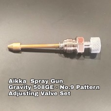 Aikka 508GE Gravity Spray Gun Spareparts - No.9 Pattern Adjusting Valve Set Aikka The Paints Master  - More Colors, More Choices