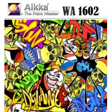 Hydrographics Film WA1602 - 100cm x 100cm Aikka The Paints Master  - More Colors, More Choices