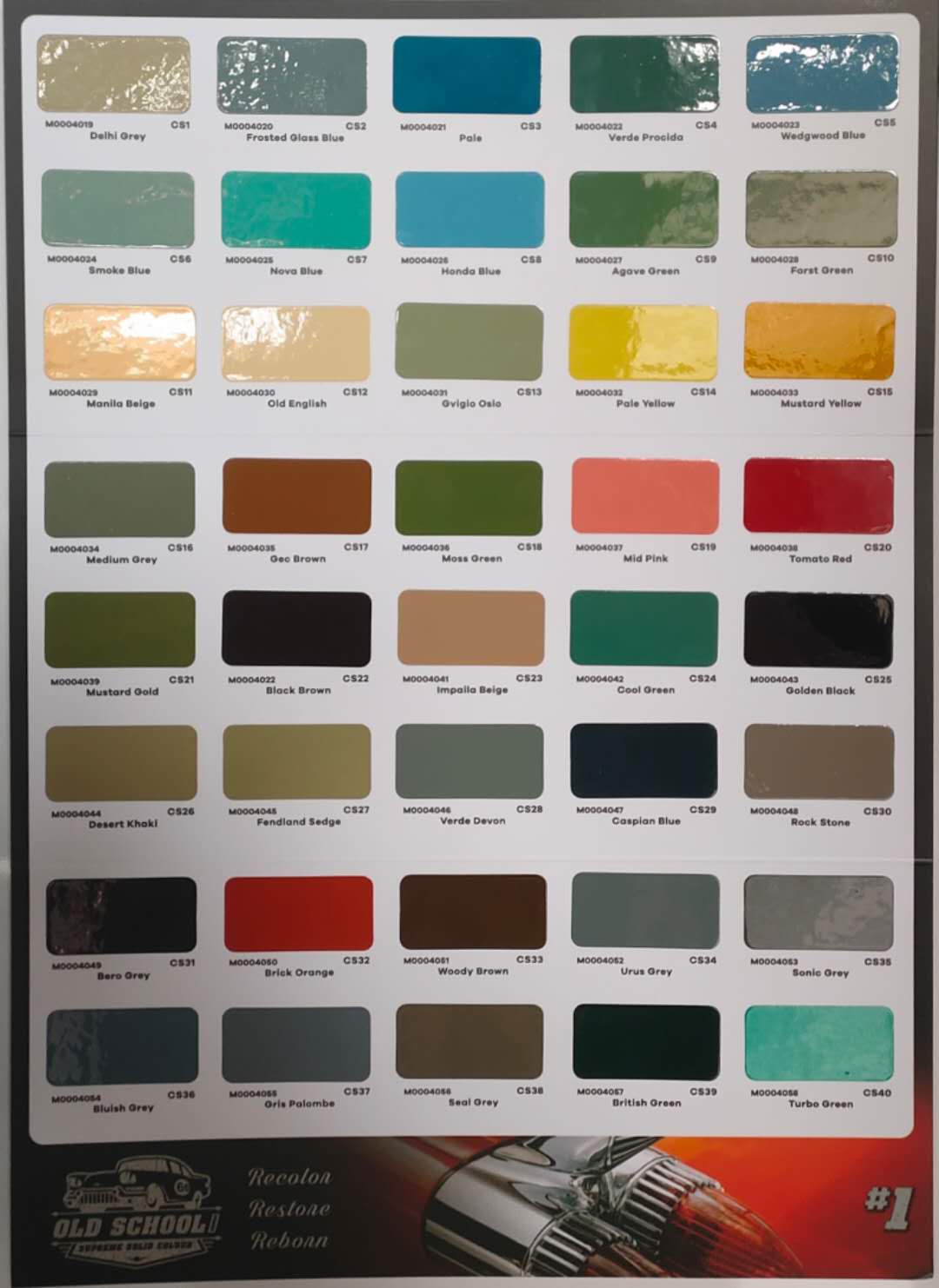 Aikka Cs40 Supreme Solid Colour Card