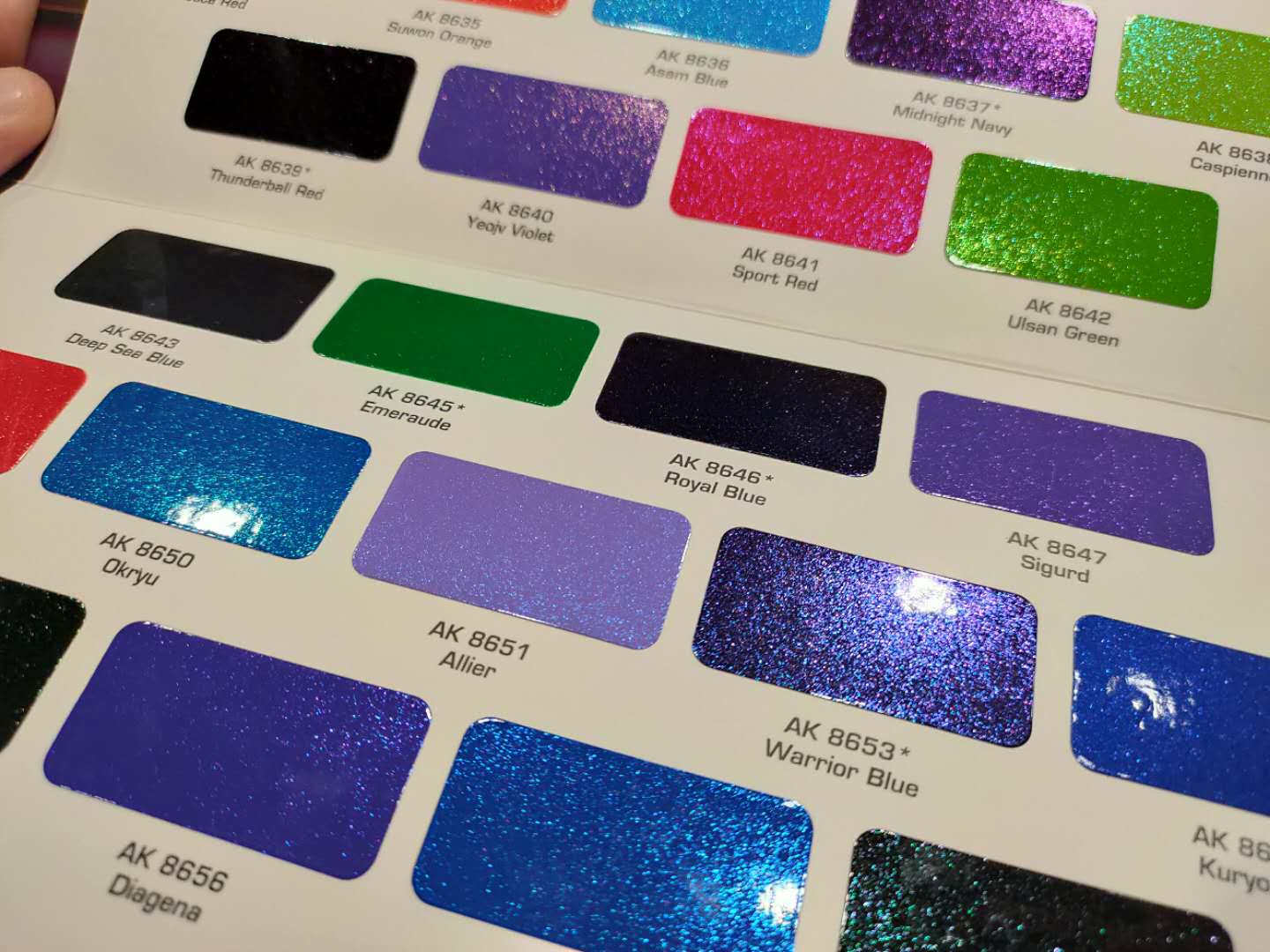 Aikka Lucky Crystal Colour Card