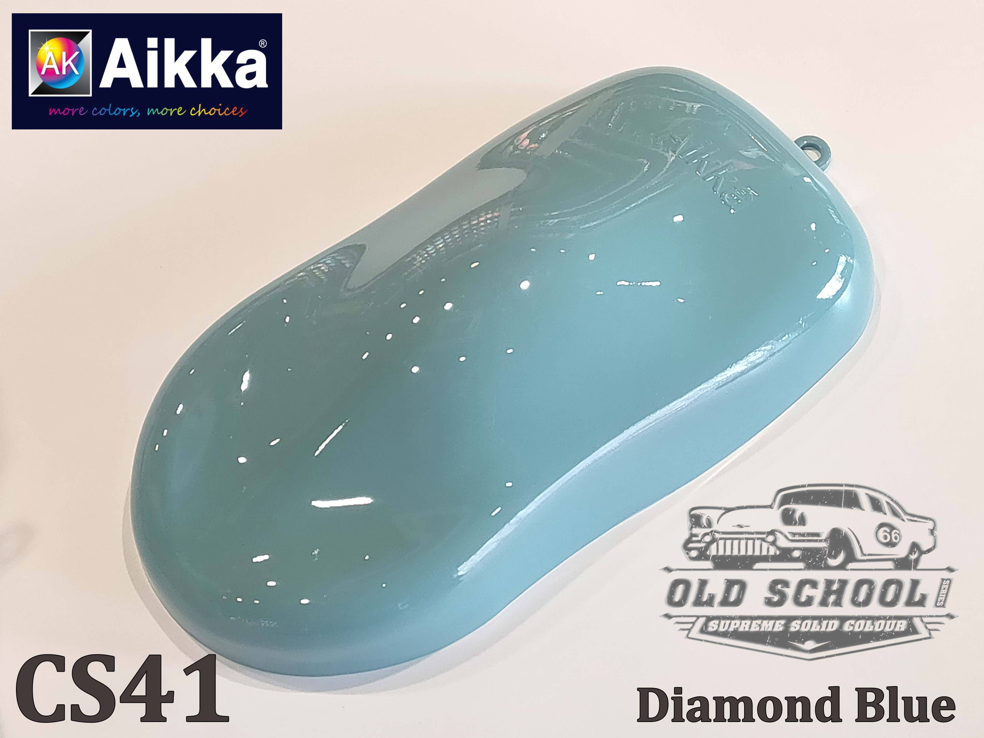 AIKKA CS62 KHAKI GREEN OLD SCHOOL SUPREME SOLID COLOUR 2K CAR PAINT