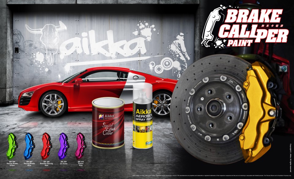 Brake Caliper 2k Paint With Hardener 1liter 250ml