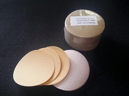 Aikka 3" inch Velcro Disc Gold Sand Paper